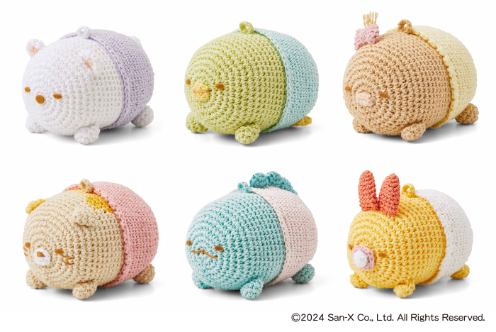 すみっコぐらし」すみっコベビーの編みぐるみキットがフェリシモに登場