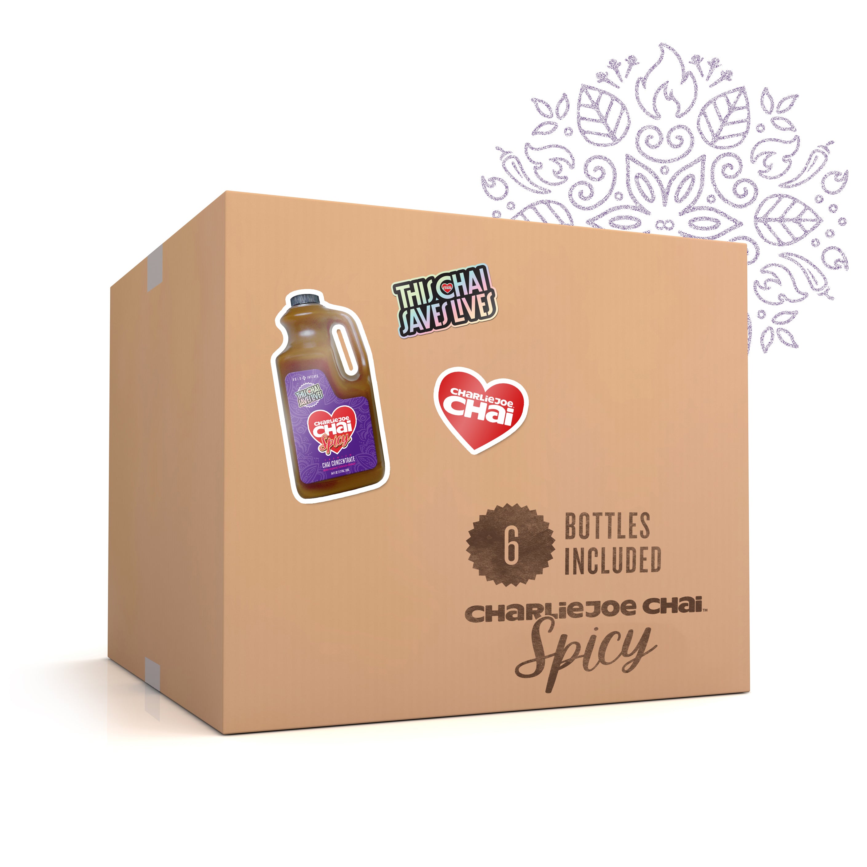 Spicy Case (6 bottles) – CharlieJoe Chai