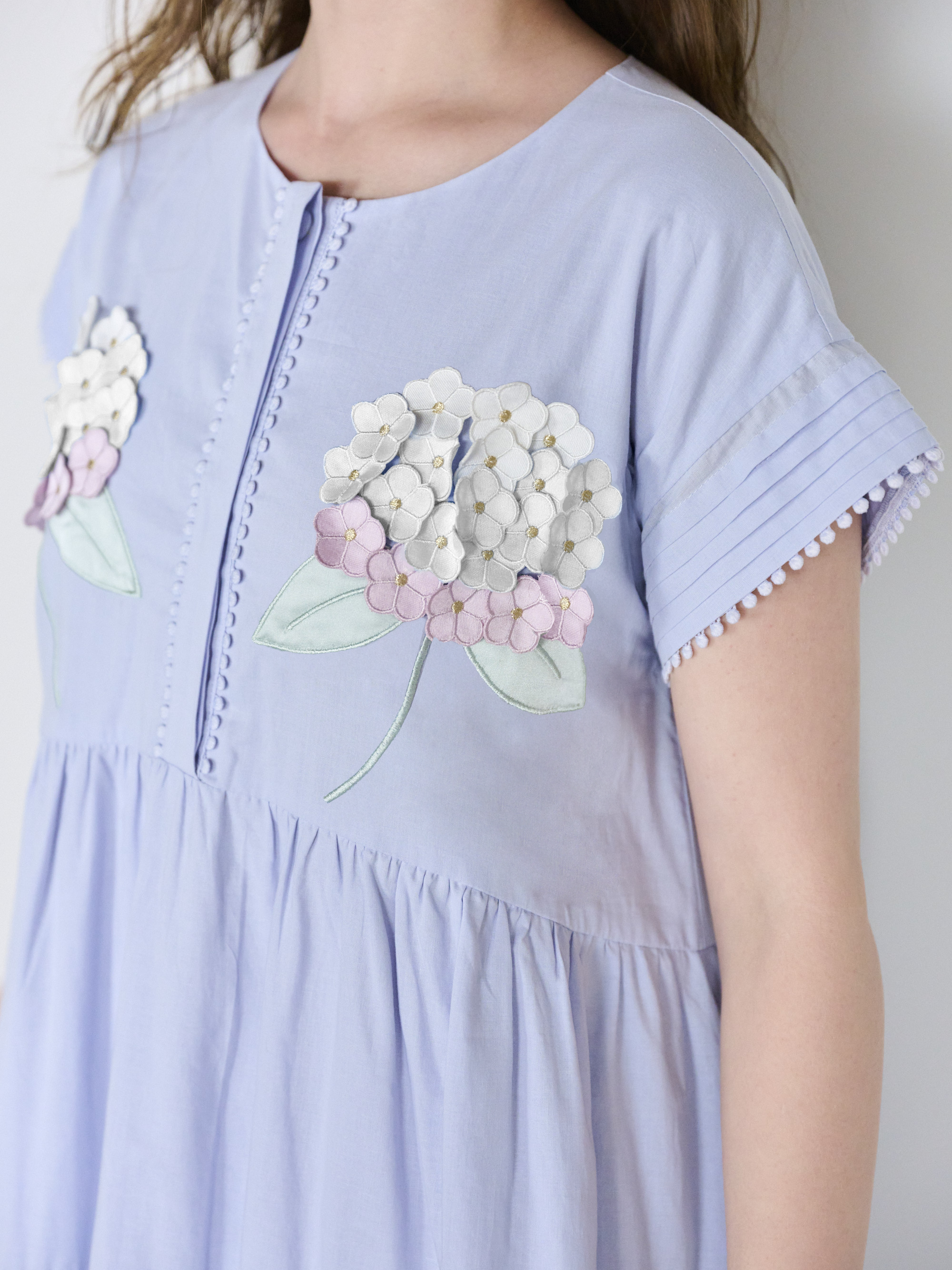紫陽花刺繍ワンピース |【公式】Chestyオンラインショップ