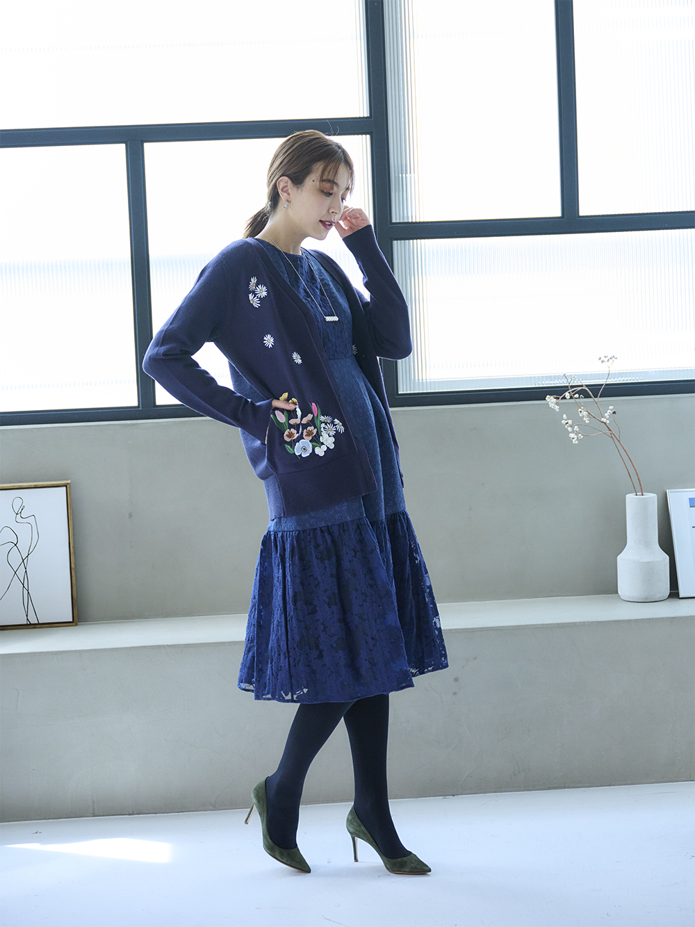 エンブロイダリーカーディガン｜【公式】Chestyオンラインショップ