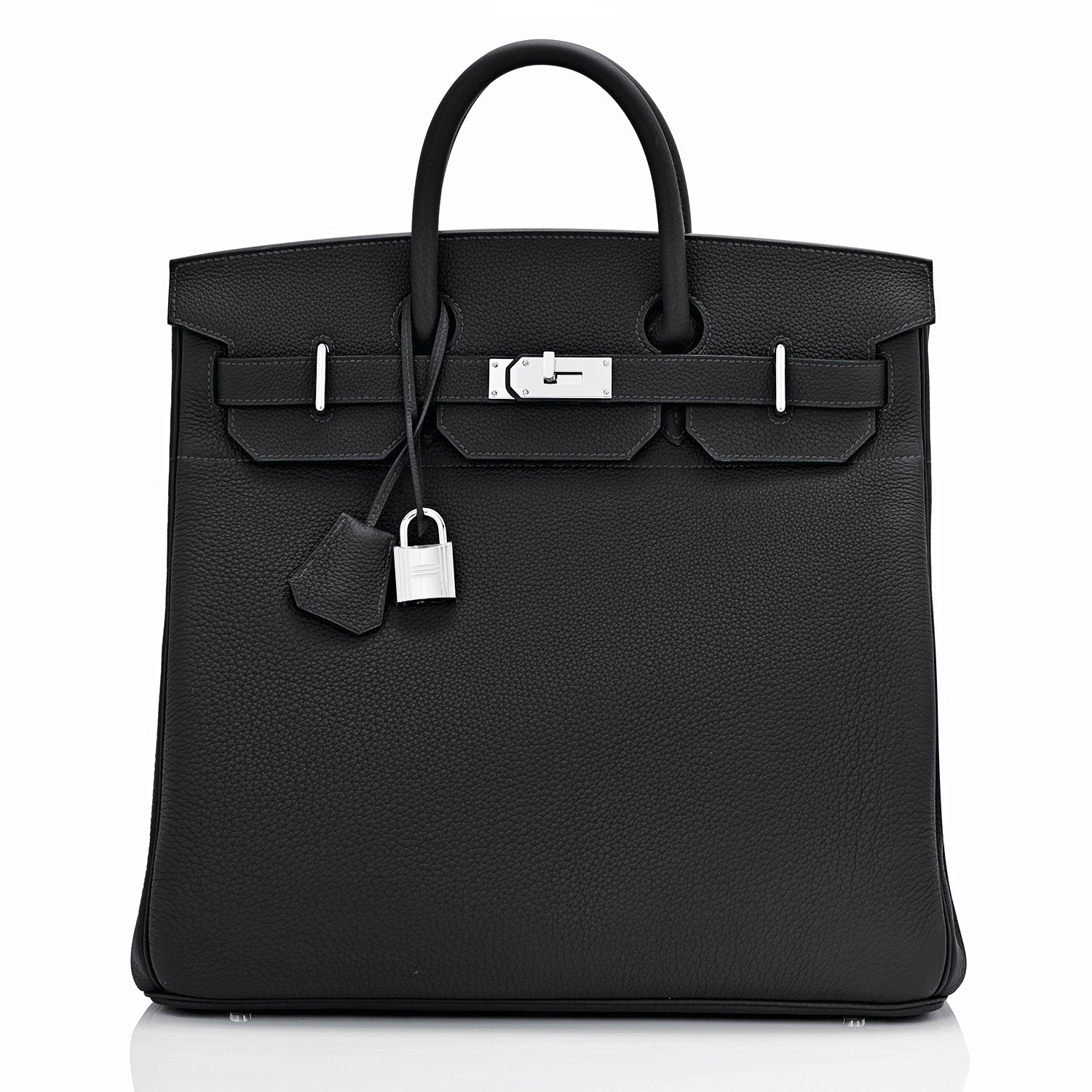 Hermes Birkin 40cm HAC Black Togo Palladium Bag Z Stamp, 2021