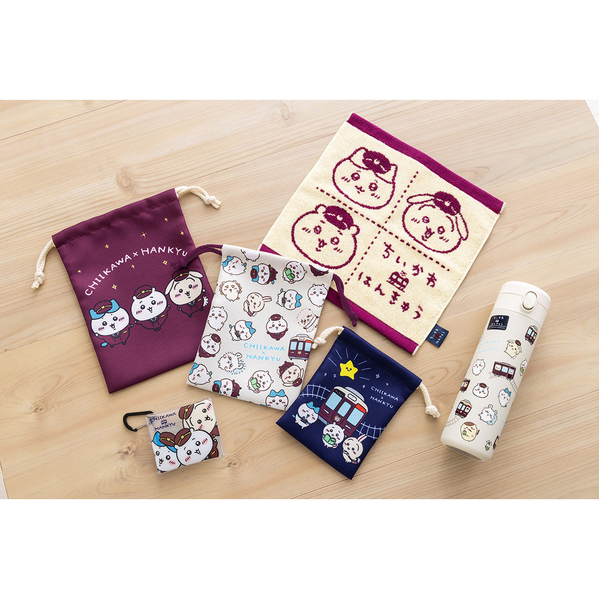 ちいかわ 阪急電車なタオルハンカチ | ちいかわマーケット 公式グッズ