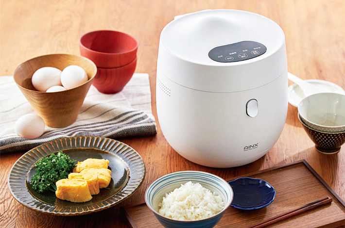 糖質カット炊飯器」をはじめ付加価値をつけた調理家電を開発－AINX