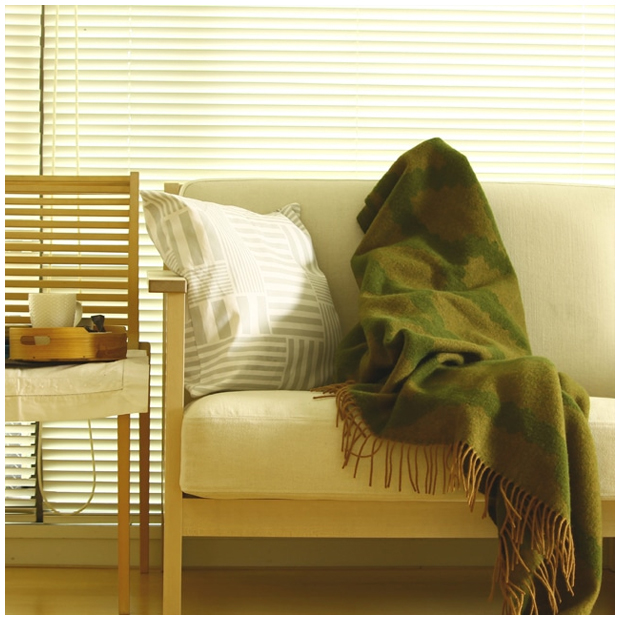 KLIPPAN/クリッパン スロー BOSQUET グリーン/ブラウン