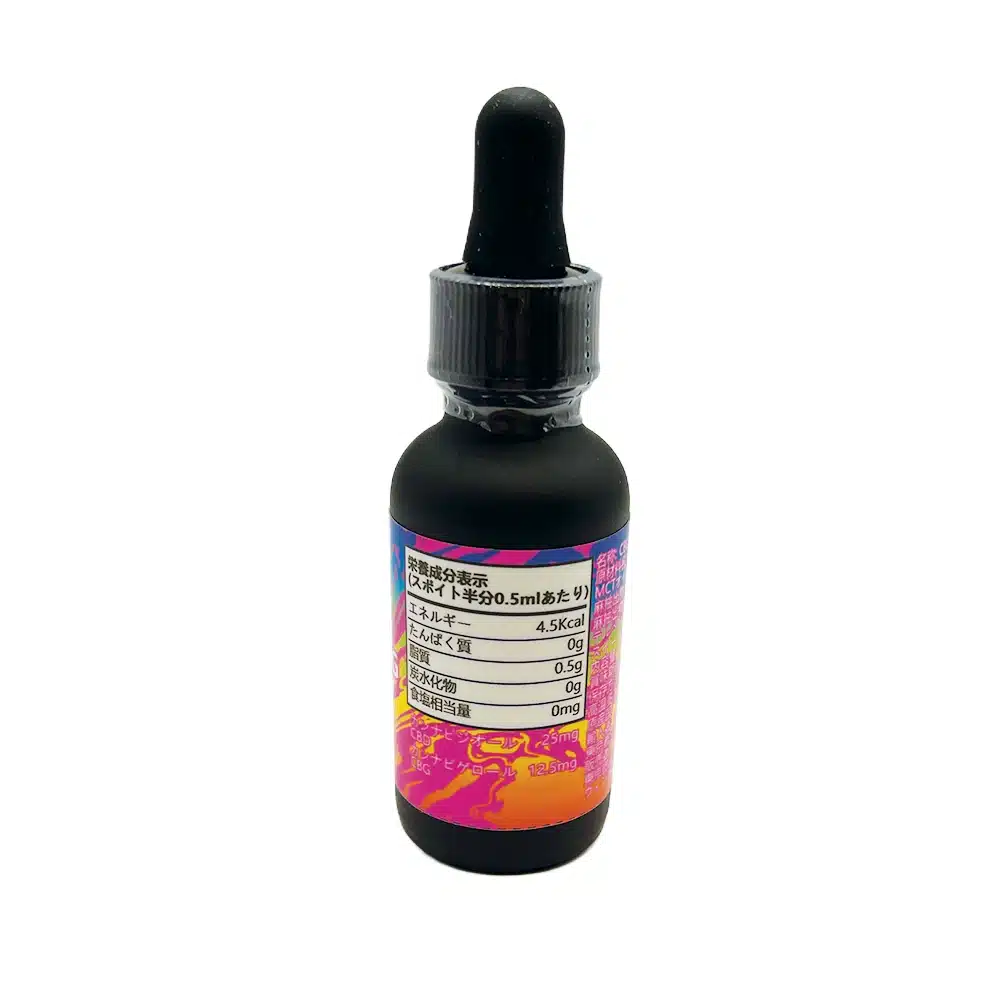 大容量】CBG+CBDティンクチャーオイル 8% 30ml｜ブロードスペクトラム