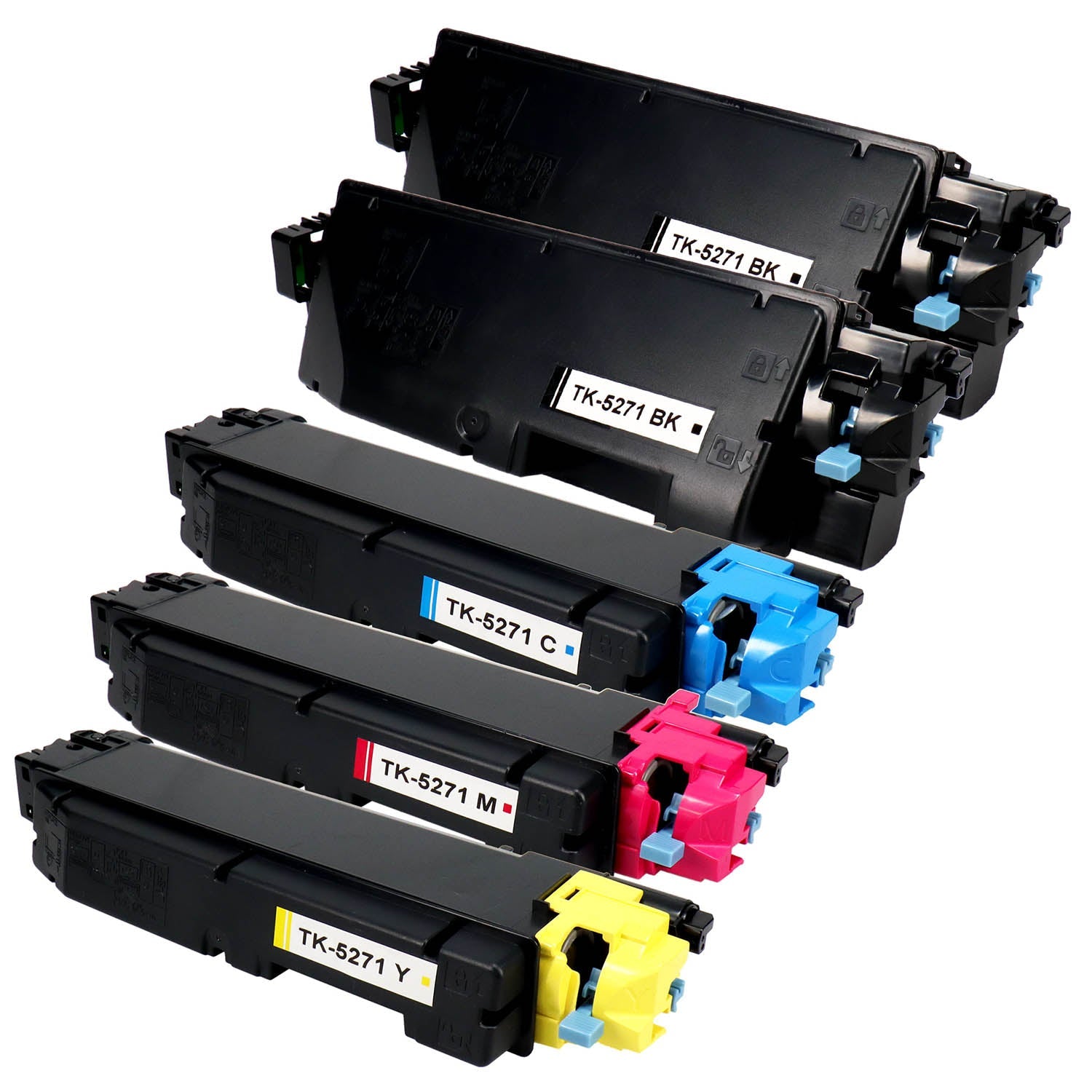 京セラ用 TK-5271 リサイクルトナー 4色セット 廃トナーボックス付