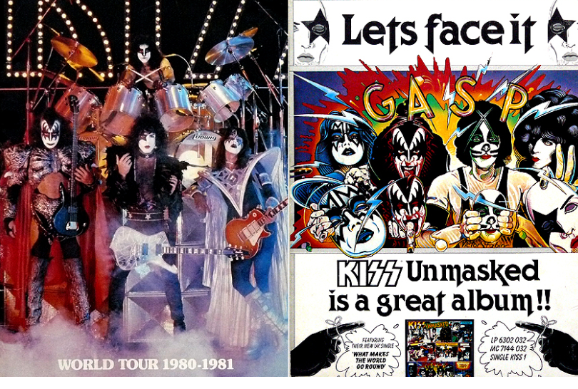 KISS Unmasked Tour Books | Tourbooks | Programs | Concert