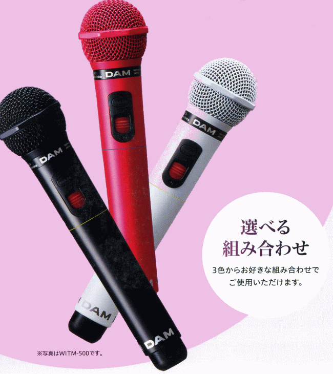 赤外線ワイヤレスマイクシステム / WIT-550 SYSTEM3 | カラオケの