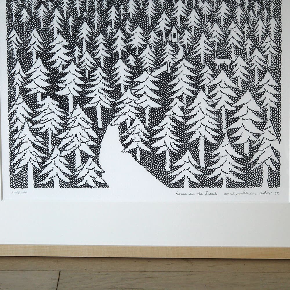 皆川 明｜ポスター AKIRA MINAGAWA ART COLLECTION POSTER 2024「HOUSE