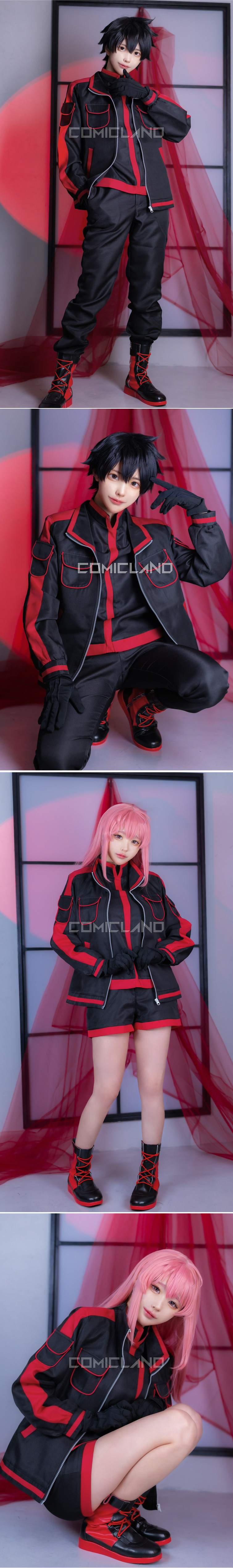 桃源暗鬼風】鬼機関の隊服 **ジャケットL&XL、インナーM&XL在庫切れ(3