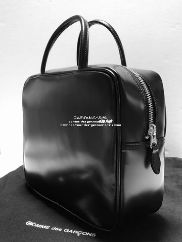 コムデギャルソン 青山店限定 吉田カバン（黒）レザーバッグ（吉田克幸