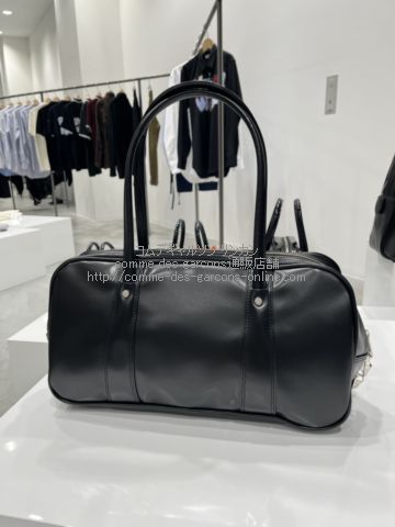 ブラック コムデギャルソン×ポーター 中わたナイロンボストンバッグ