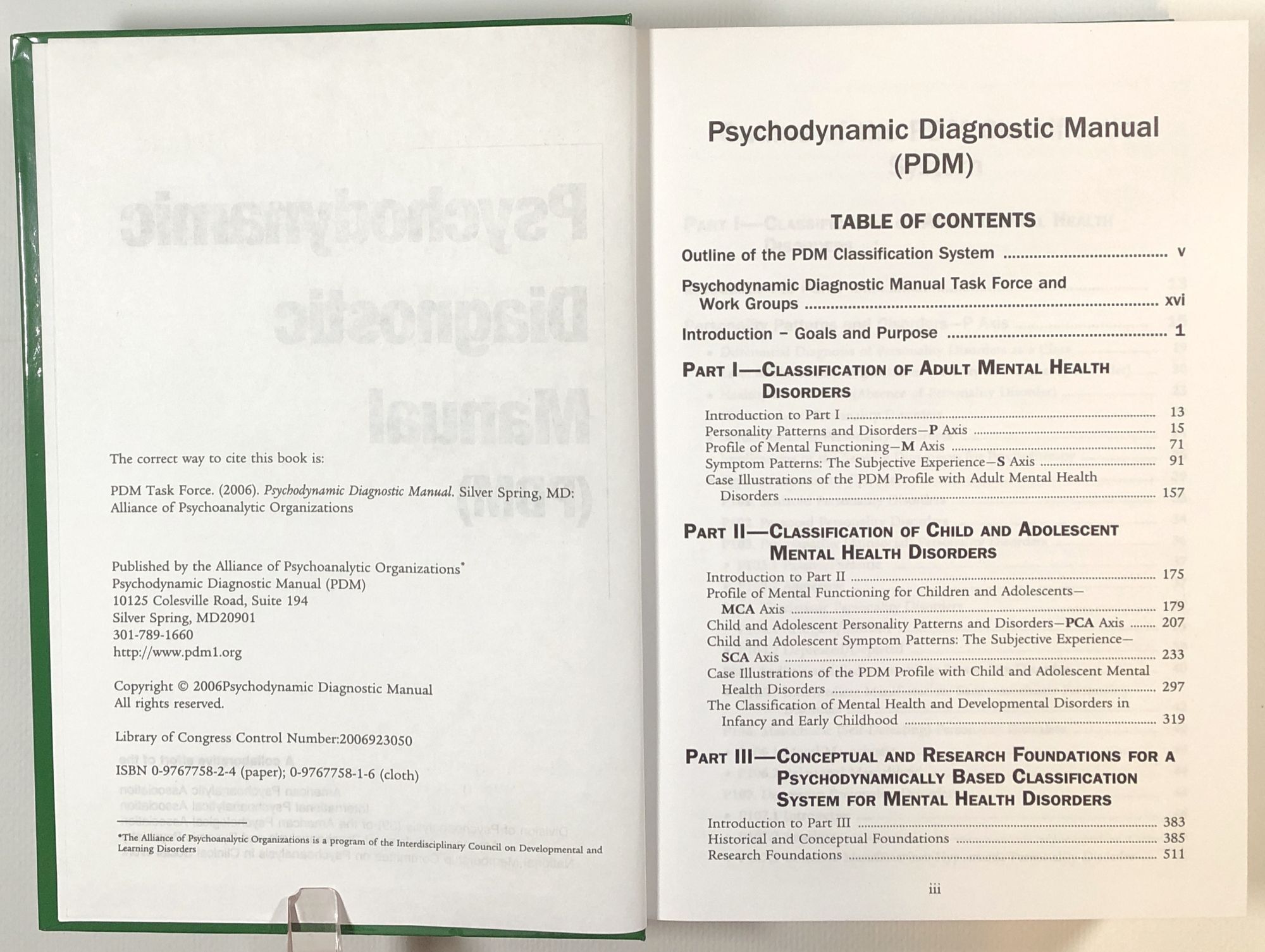 Psychodynamic Diagnostic Manual: PDM | John Meyer, Alliance Of