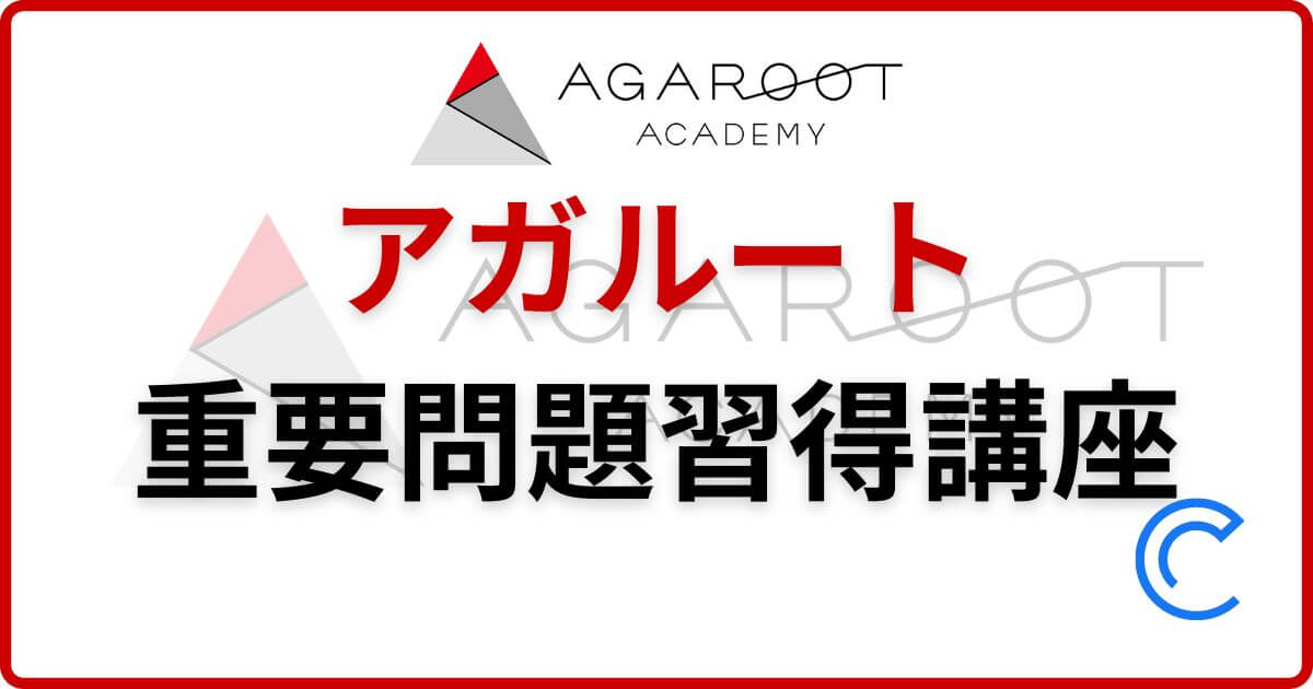 アガルート重問の使い方と重要問題だけで合格する方法【2025年最新】