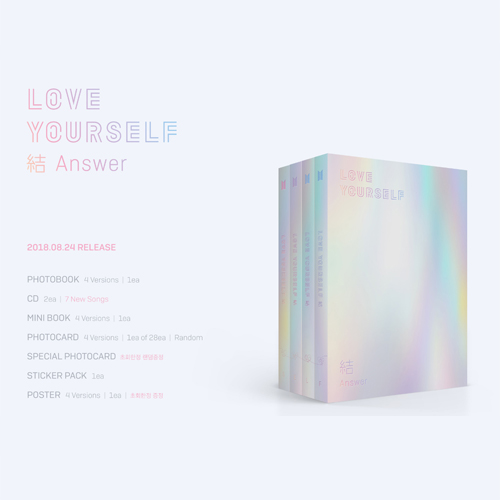 LOVE YOURSELF 結 'Answer' [輸入盤][CD] - BTS - UNIVERSAL MUSIC JAPAN