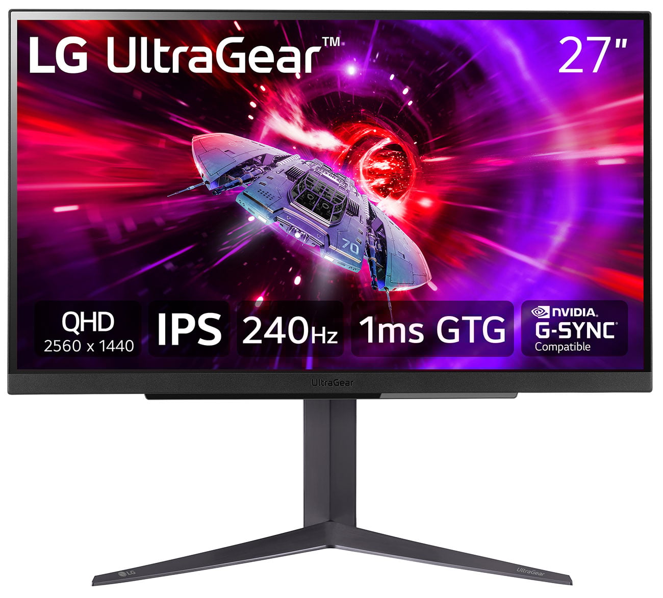 LG 27GR83Q-B Gaming Monitor 27-Inch QHD 240Hz 1ms | Abt