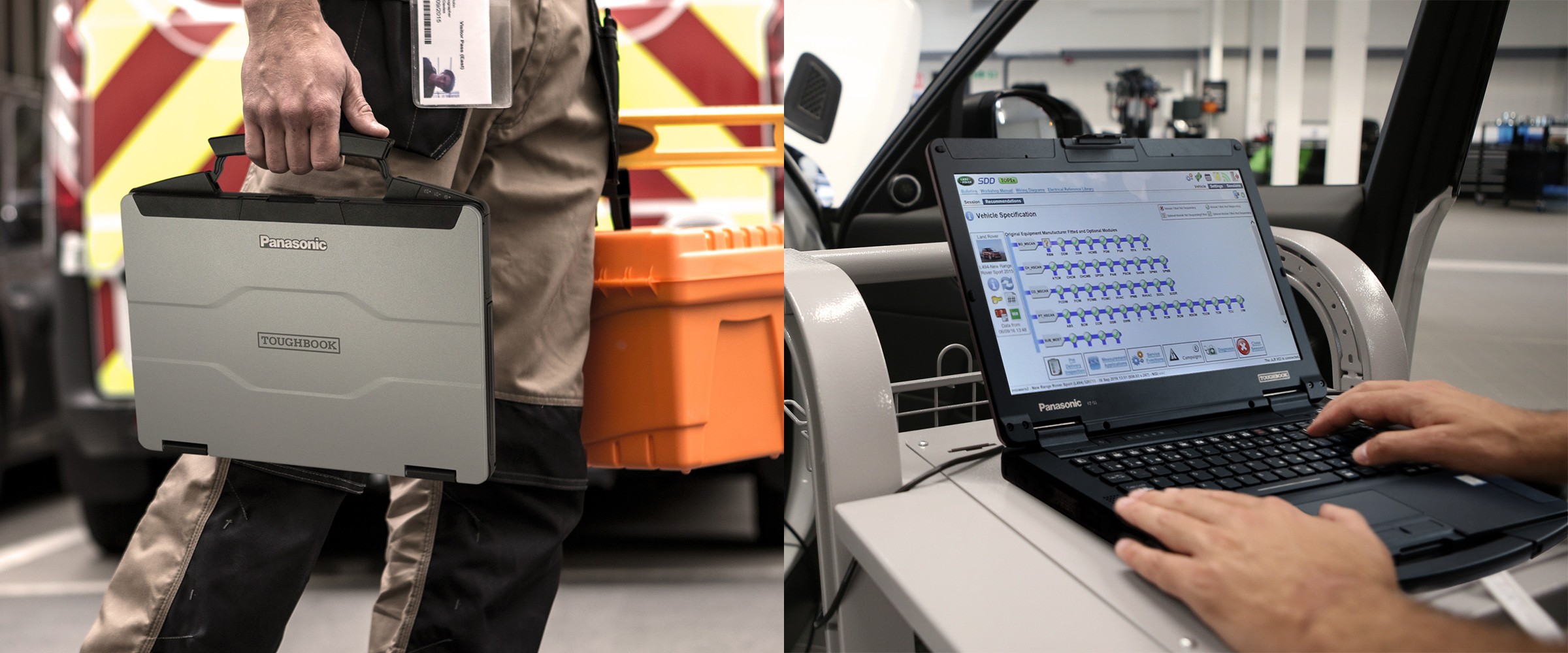 オフィスでも作業現場でも使える頑丈ノートPC - タフブック