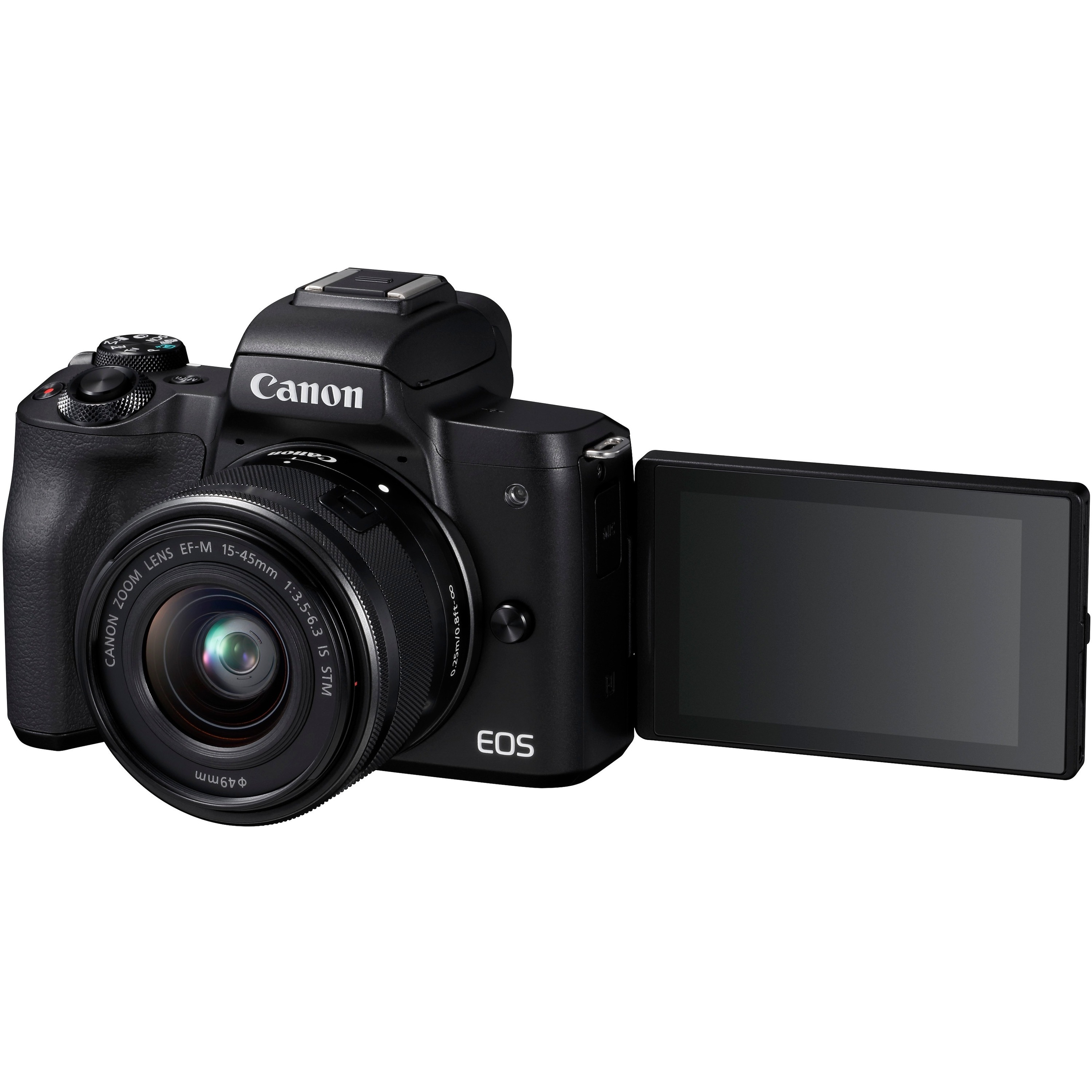 Canon EOS M50 Mirrorless Digital Camera with 15-45mm EF-M IS STM