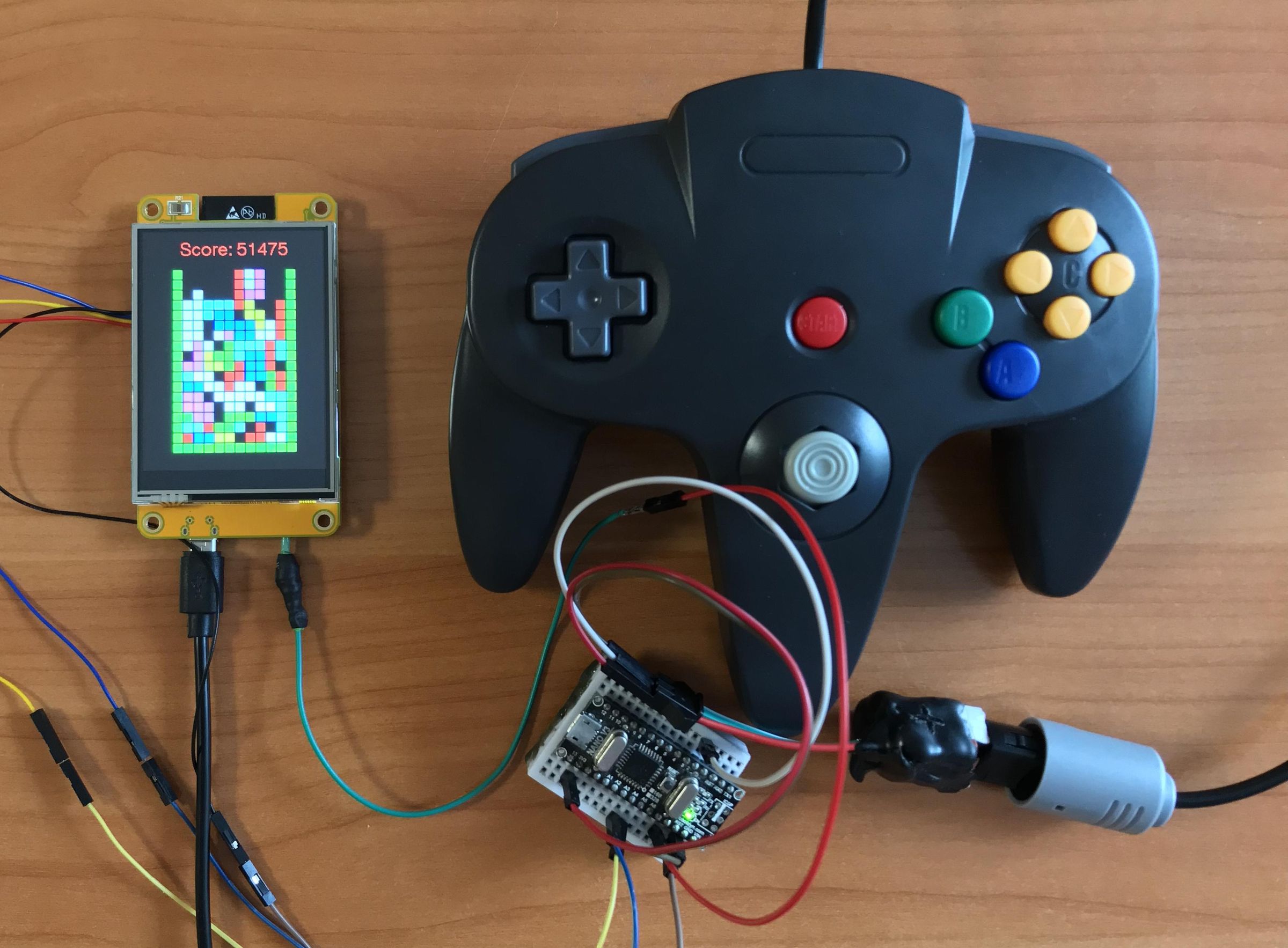 How to Play Tetris on ESP32 CYD With Nintendo 64 Controller : 7