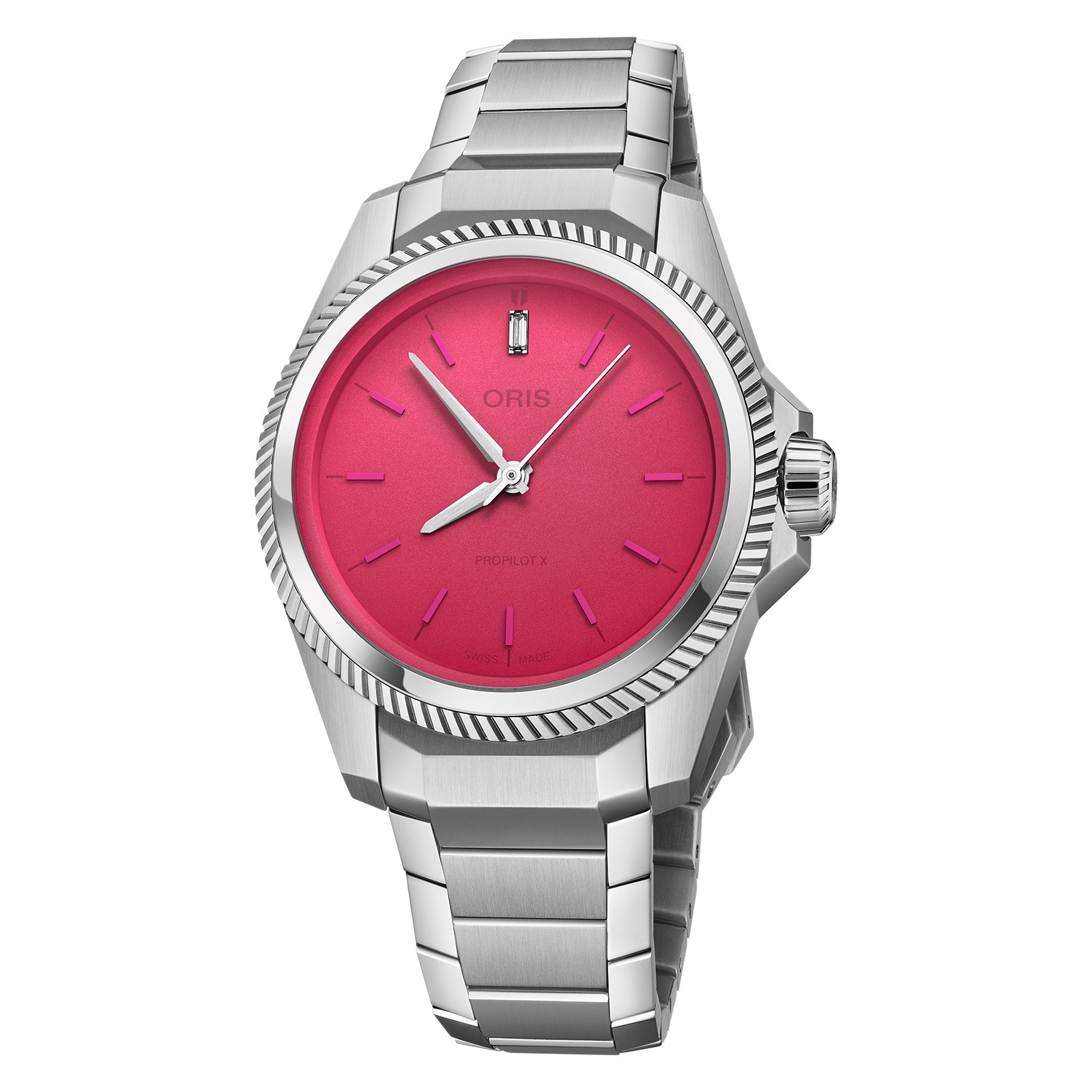 Oris Pro Pilot X 34mm Unisex Watch Miss Piggy Edition 01 531 7796