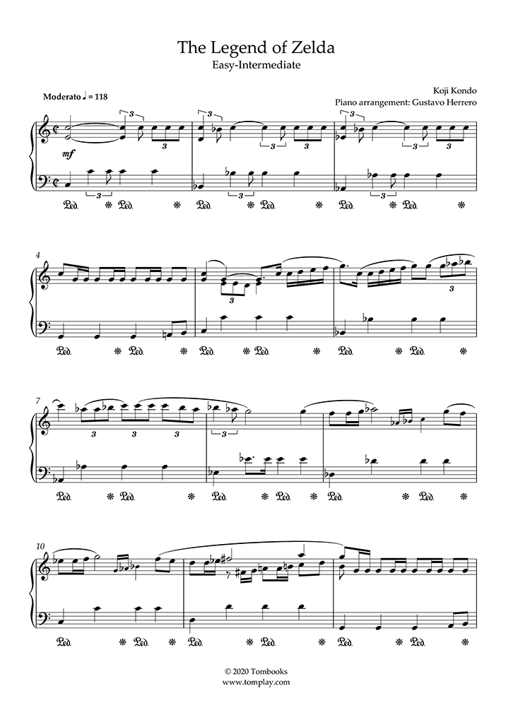 ゼルダの伝説」〜テーマ曲（初級 - 中級, オーケストラ) (近藤・浩治