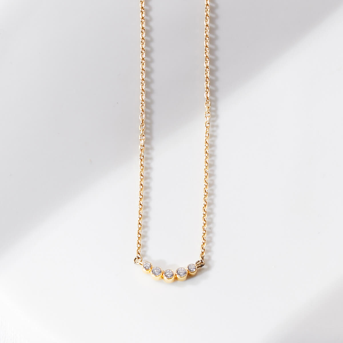 直営店限定】Lierrey カーブ ネックレス（レディース／長さ：42cm