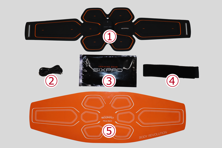 MTG EMSマシーン トレーニングギア SIXPAD Abs Belt ジェルシート付