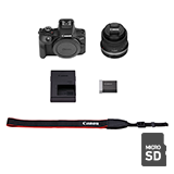 Canon EOS M200 EF-M15-45 IS STM レンズキット ブラック SDカード付