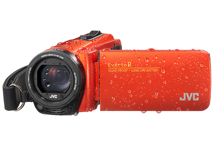 JVC ハイビジョンメモリームービー Everio R GZ-RX680 オレンジ【SD