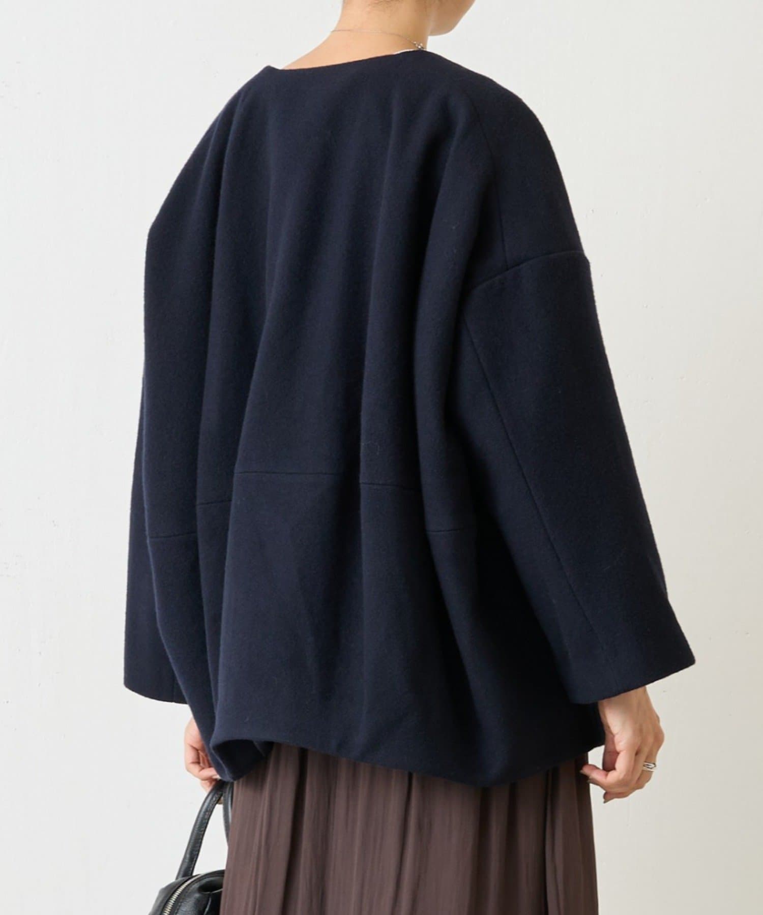 後ろぷっくりウールショートコート | BEARDSLEY(ビアズリー)レディース