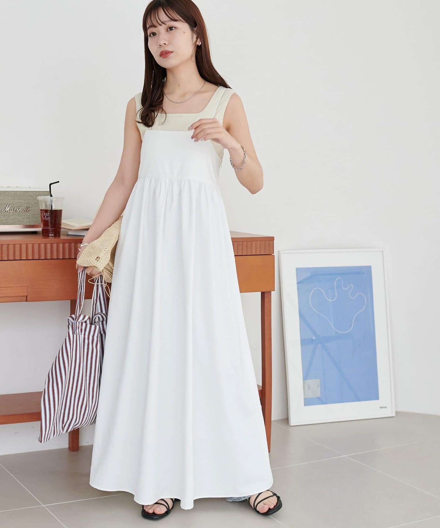 SS先行予約/WEB限定】ボリュームキャミワンピース | DISCOAT(ディス