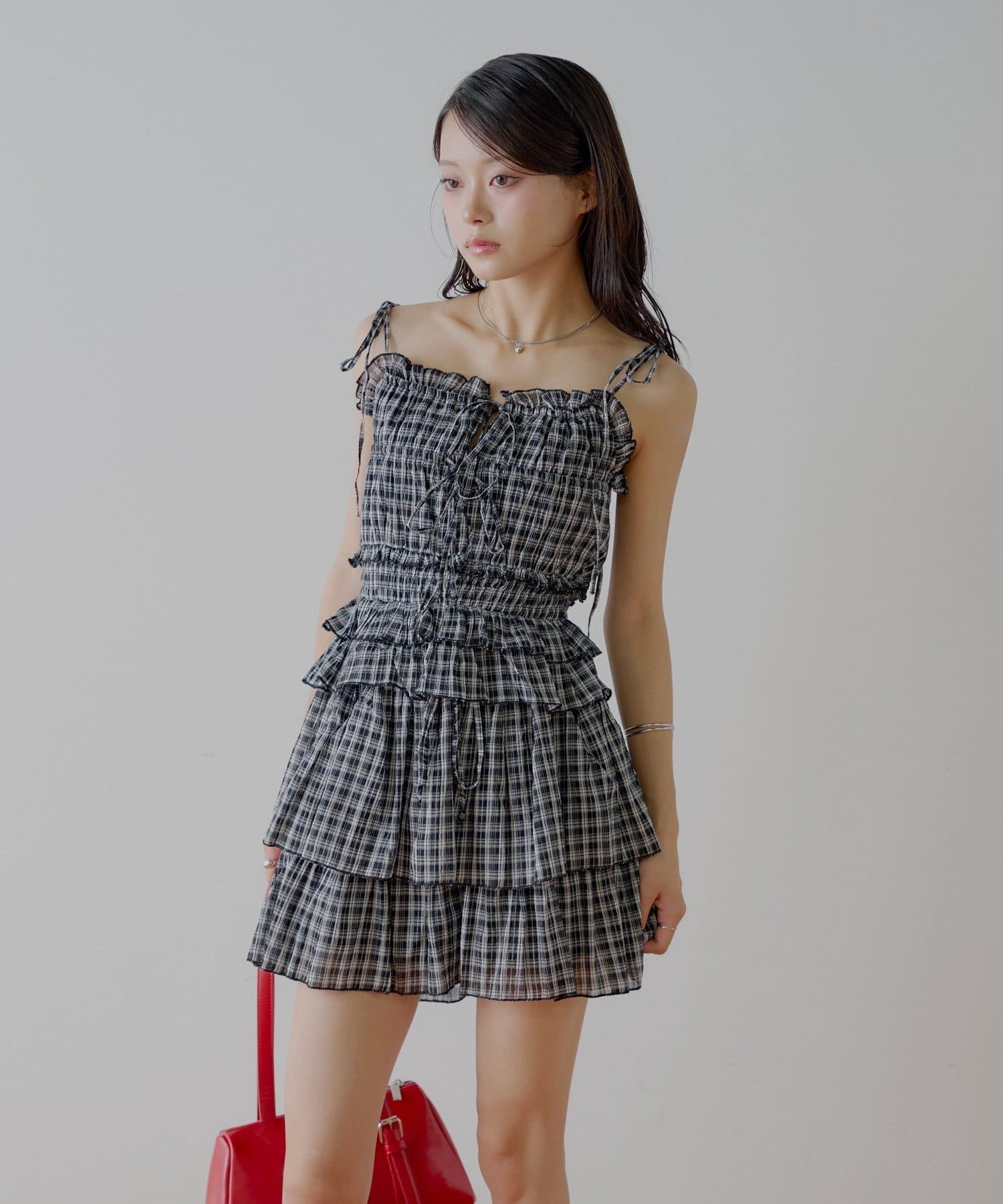 Chico】シアーレースベアキャミショートパンツセット | OUTLET