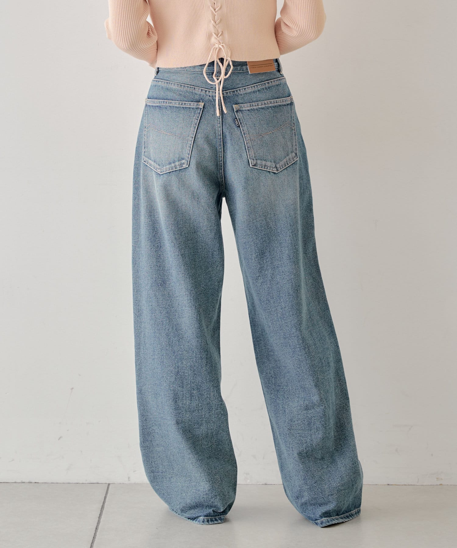 2サイズ展開】ミッドウエストストレートワイドデニム | Chico(チコ