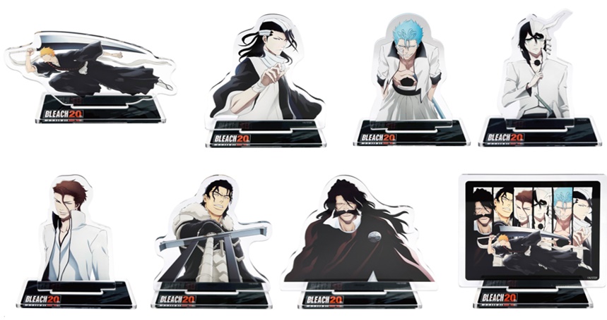 BLEACH』20周年ビジュアル使用のアクリルスタンドがセブンイレブンで