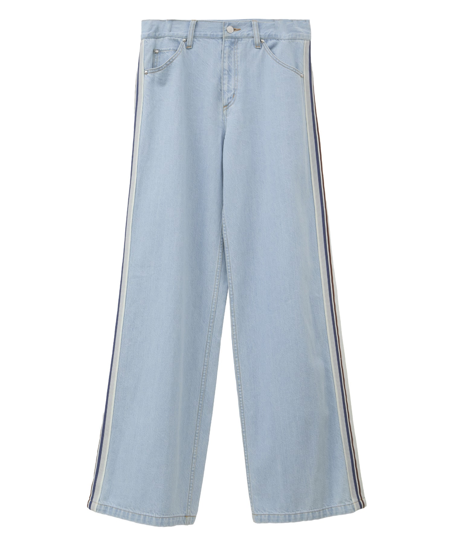 kotohayokozawa】SIDE LINE WIDE FLARE DENIM PANTS｜CONVERSE TOKYO