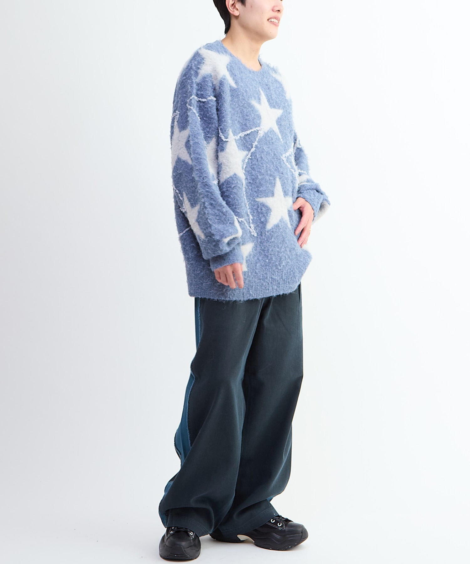 STAR☆ ALLOVER STITCH KNIT PULLOVER｜CONVERSE TOKYO (コンバース