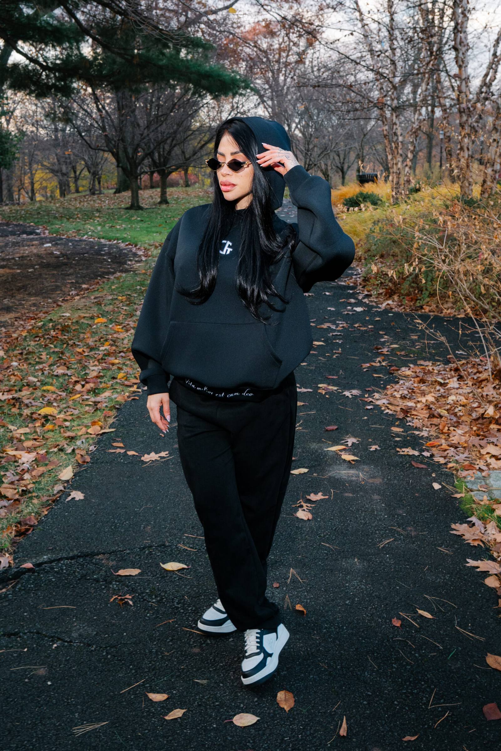 Black Luxury Sweater – “Noir Divinity Ensemble” - Confiture