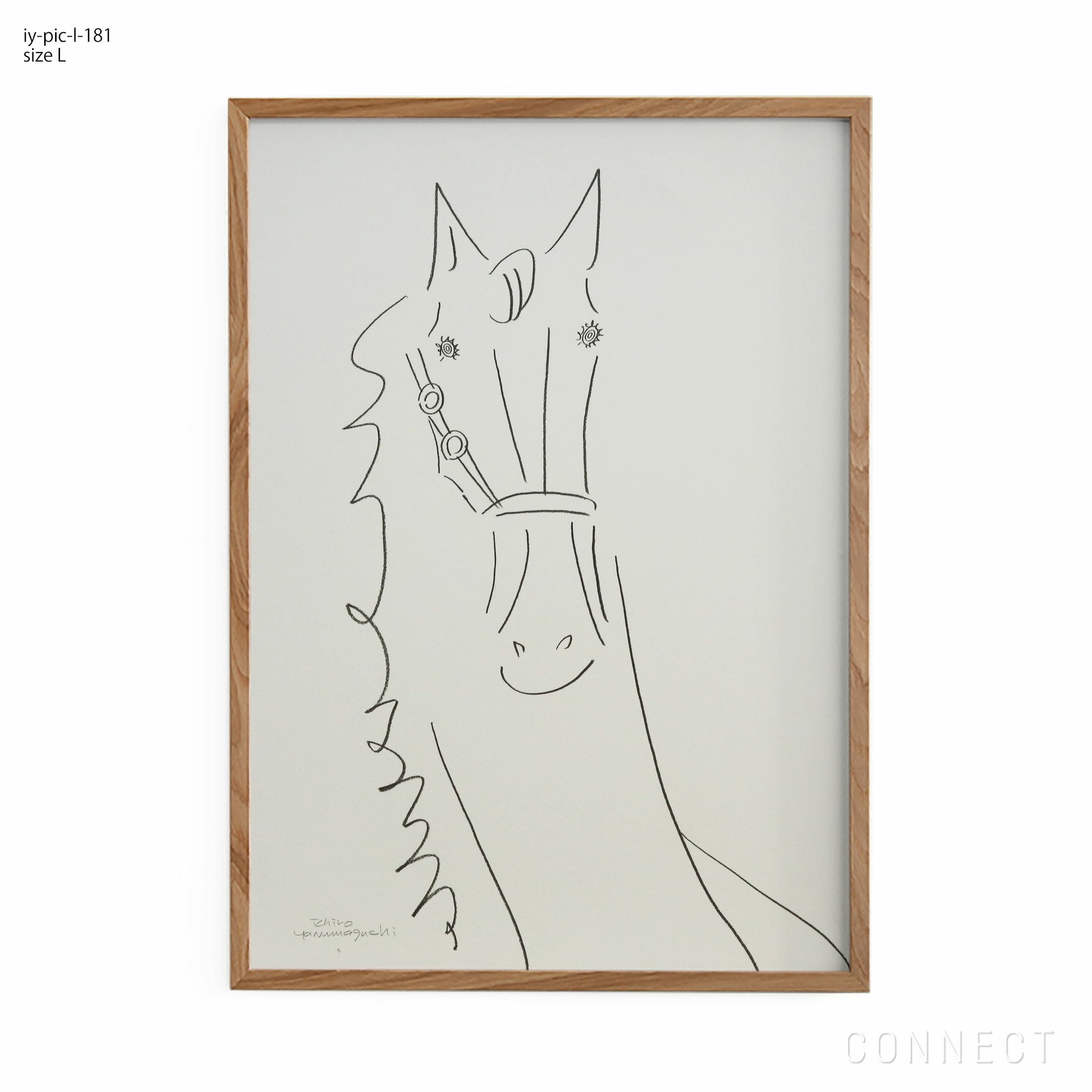 販売終了］山口一郎 / Lサイズ / 馬 / iy-pic-l-191 | CONNECT