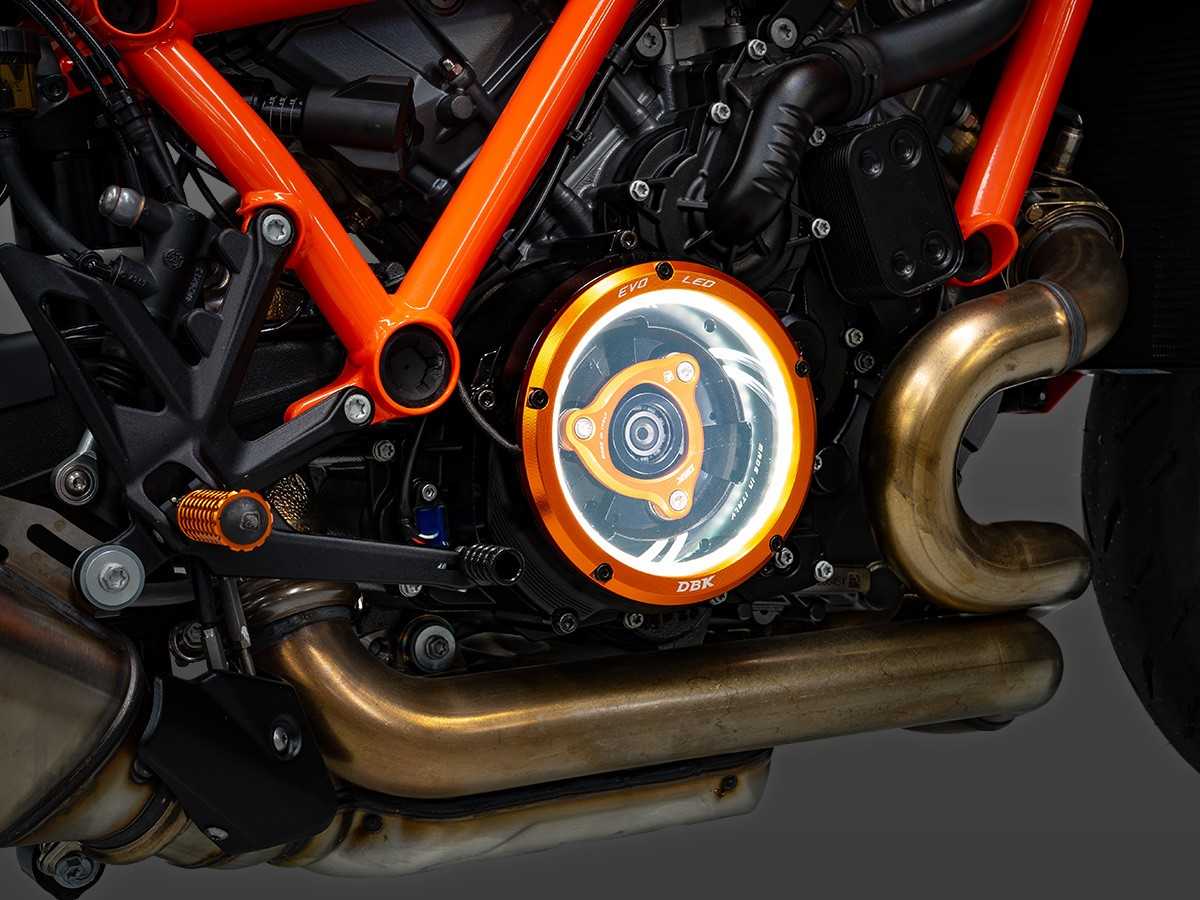 DBK KTM 1290 Super Duke GT/R/RR/R-Evo LED Clear Clutch Cover