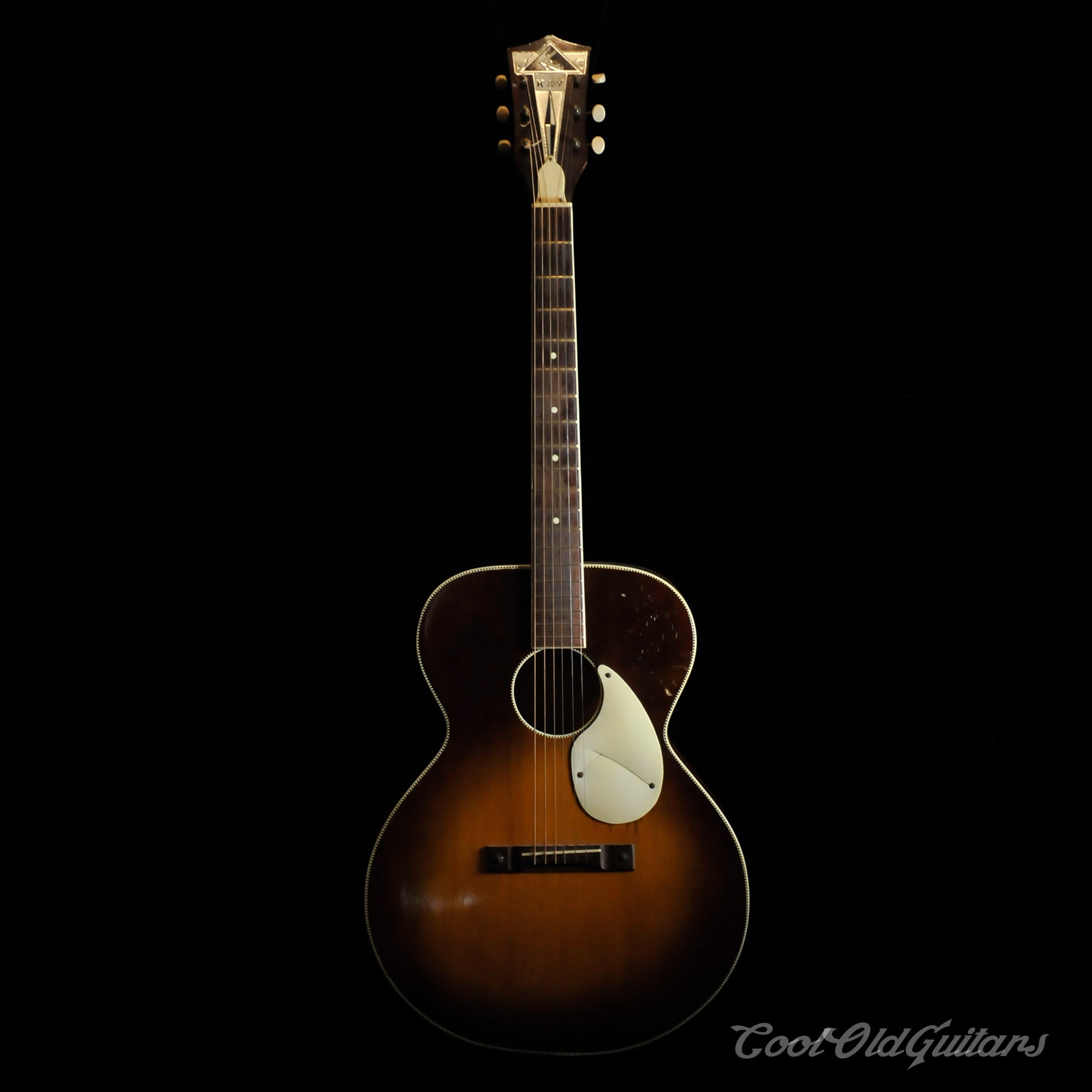 Vintage 1950s-60s Kay Jumbo Acoustic Acoustic Guitar – Cool Old