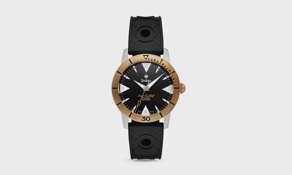 Huckberry x Zodiac Bronze Super Sea Wolf Dive Watch | Cool Material