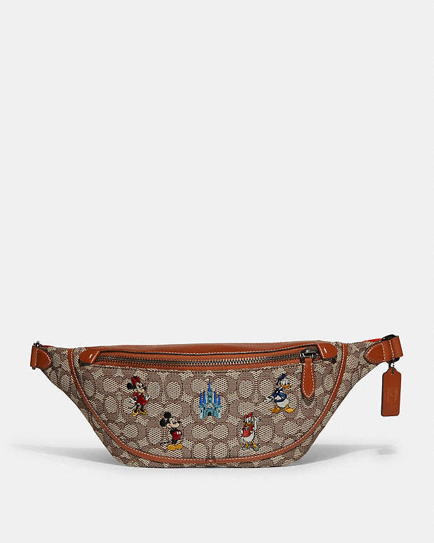 COACH ディズニー ボディバッグ C8491 シグネチャー ミッキーマウス