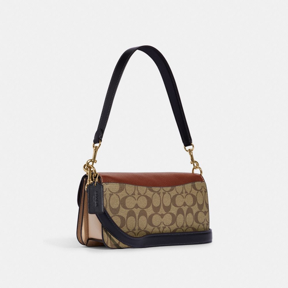 COACH® Outlet | Morgan Shoulder Bag In Colorblock Signature Canvas