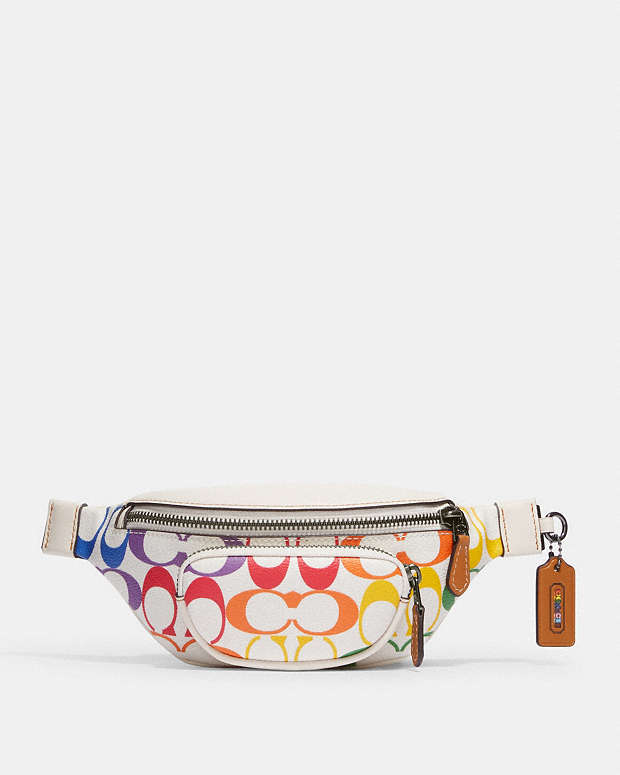 公式】コーチアウトレット | スプリント ベルト バッグ 24・レインボー