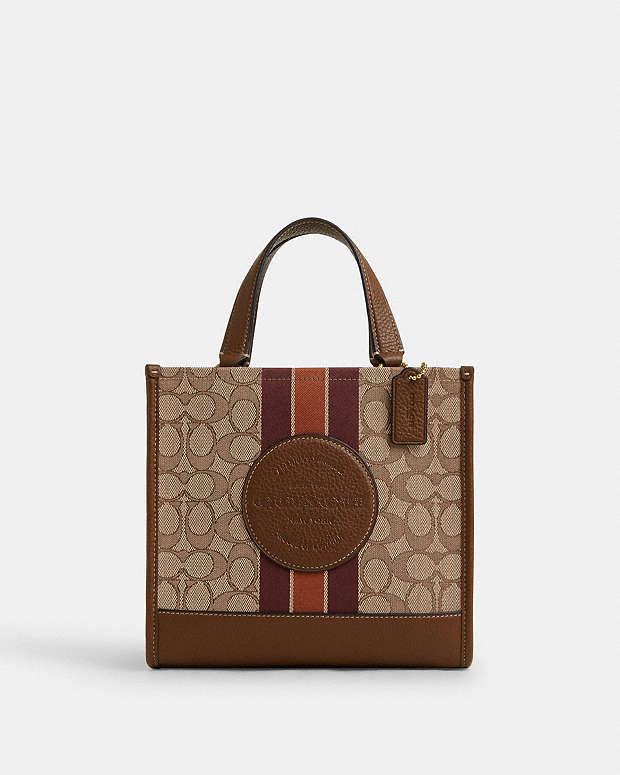 公式】コーチアウトレット | デンプシー トート 22・シグネチャー ジャ