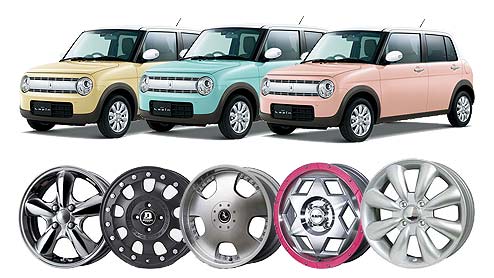 ラパンのホイールおすすめ19選・黒やシルバーなど人気メーカーの社外