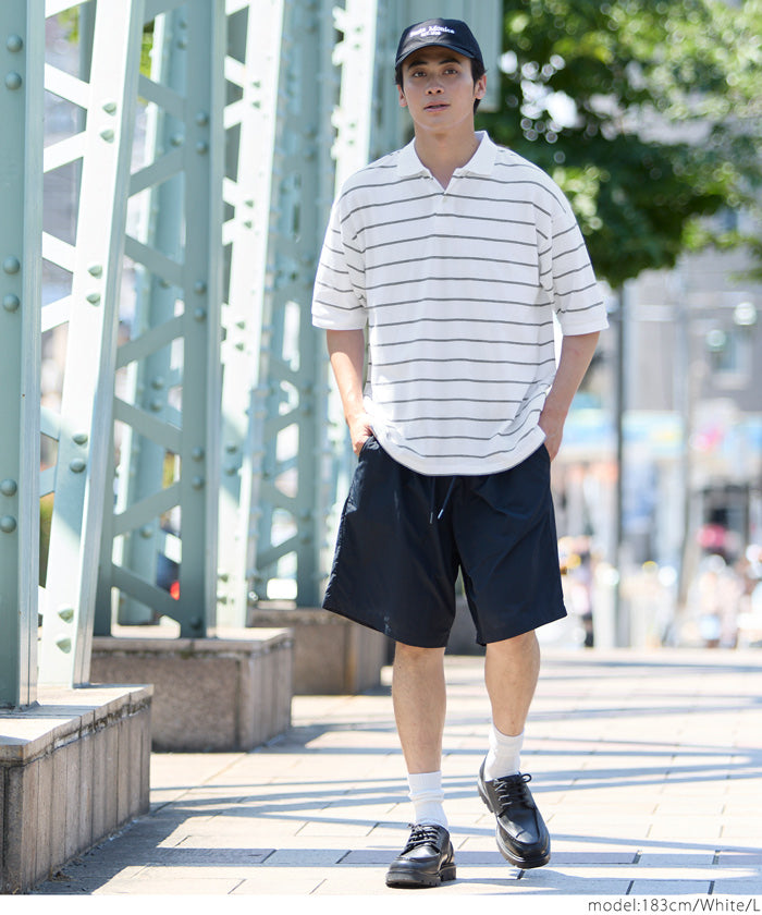 セール☆1690円→990円 カノコボーダーポロシャツ メンズ メール便不可