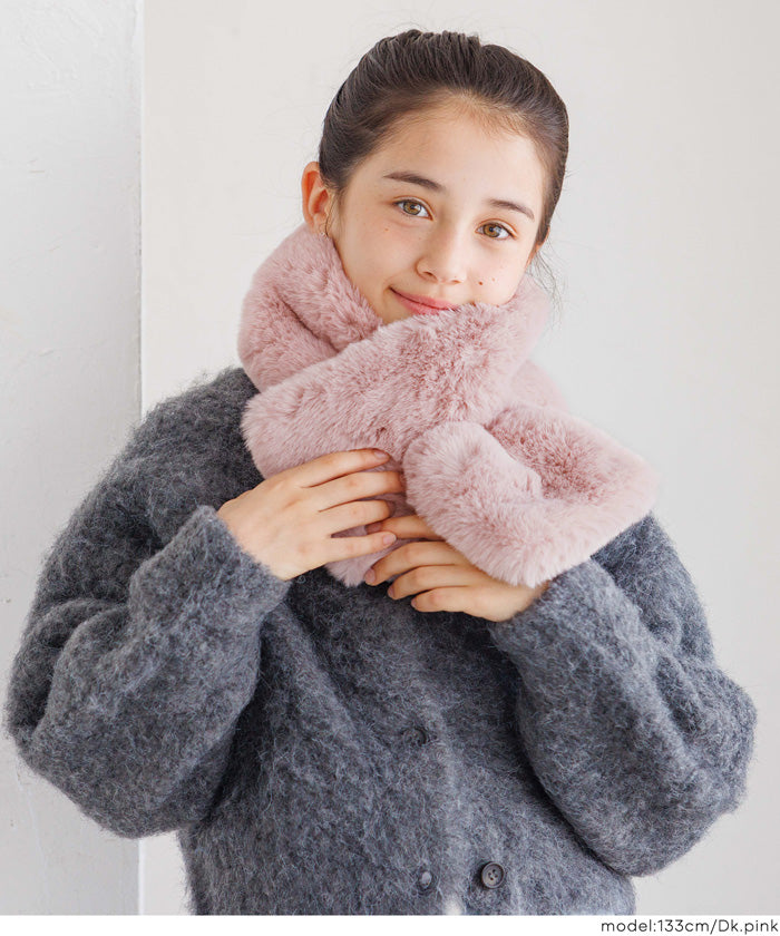 春先取りセール☆ 親子お揃いフェイクファーティペット キッズ メール