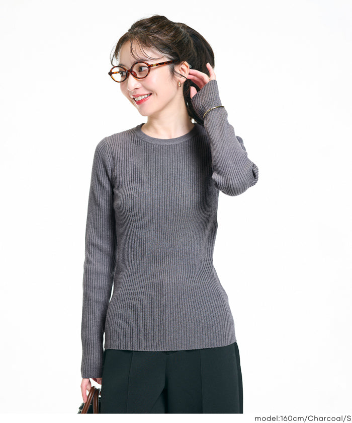 セール☆1690円→1490円 ウォッシャブル 極上ニットクルーネック