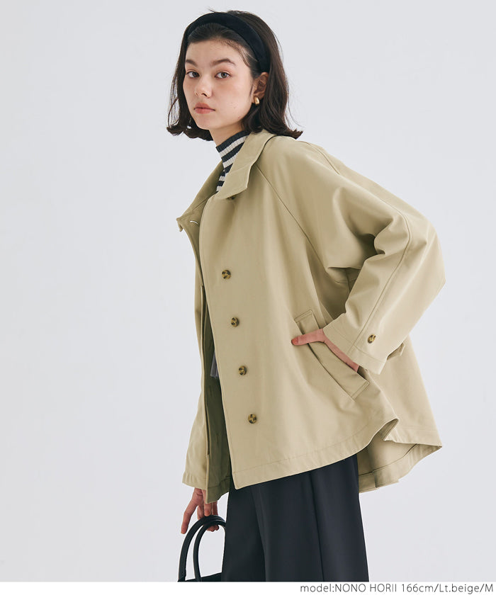 セール☆5490円→1290円フレアスタンドカラーコート レディース メール